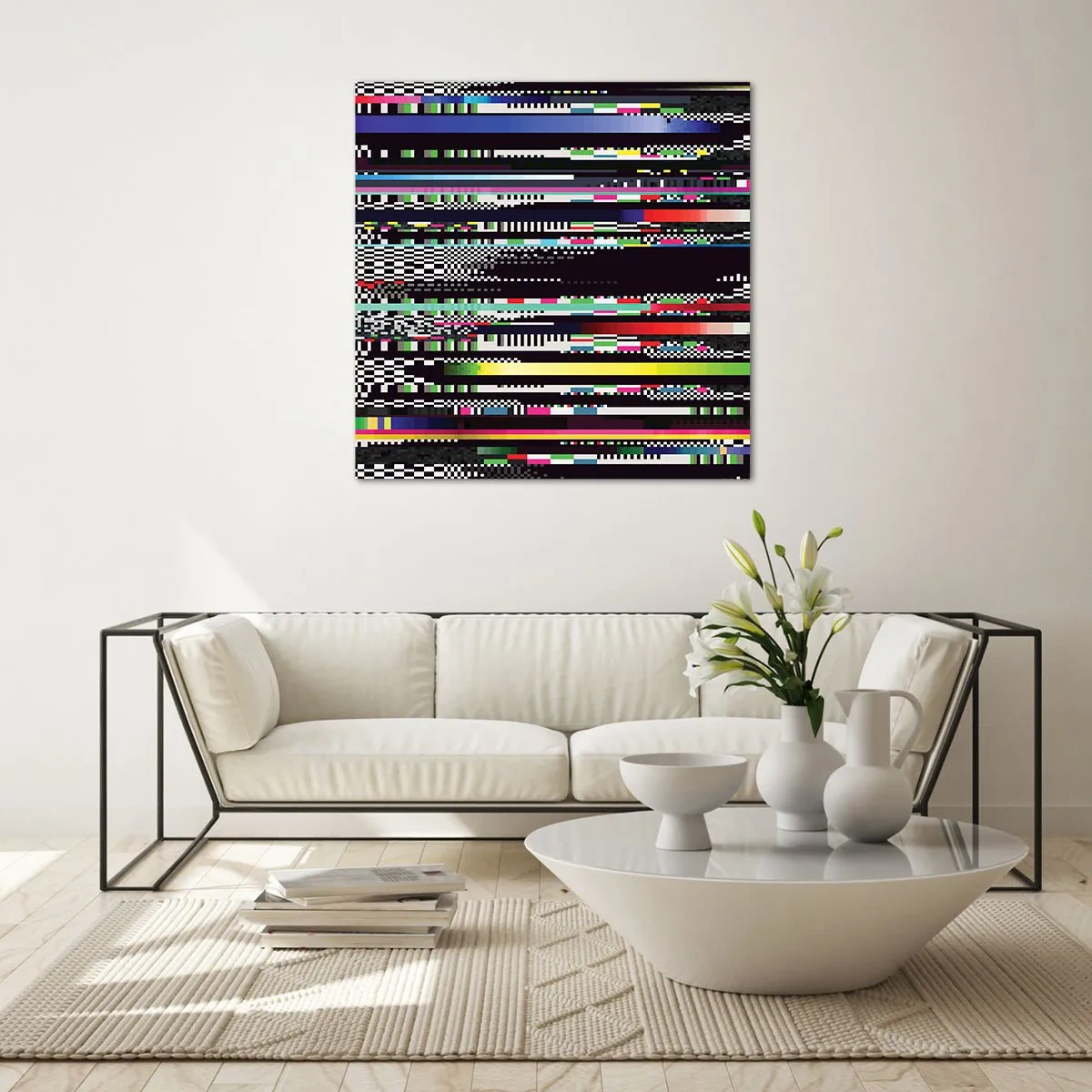 Billede på glas - Det kontrollerede billede af virkeligheden - 50x50 cm