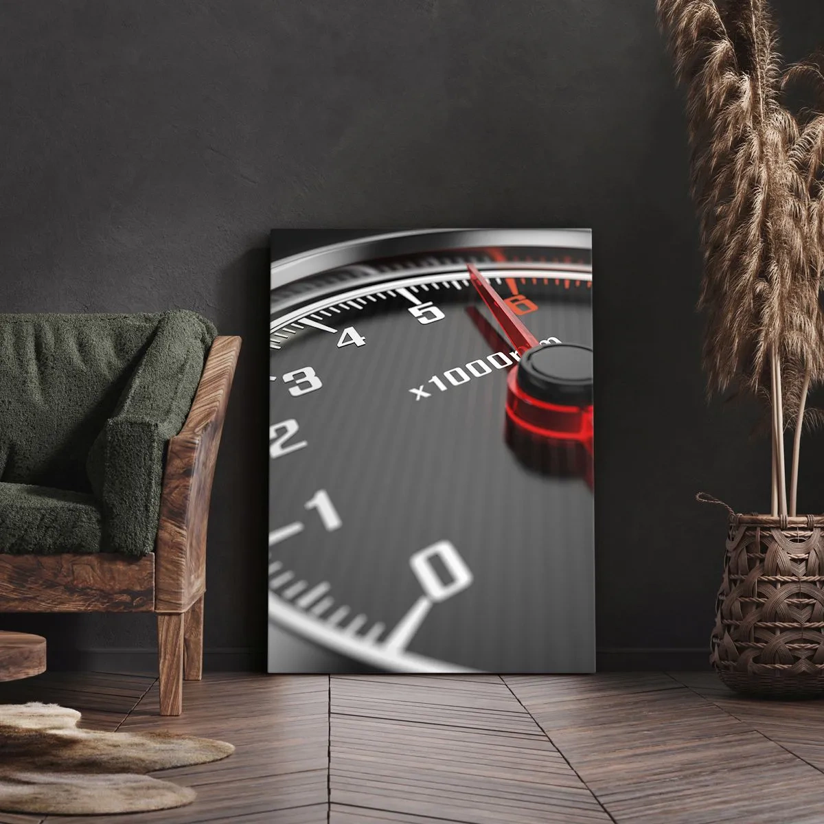 Lærredstryk - Billede på lærred - Træd på speederen - 80x120 cm