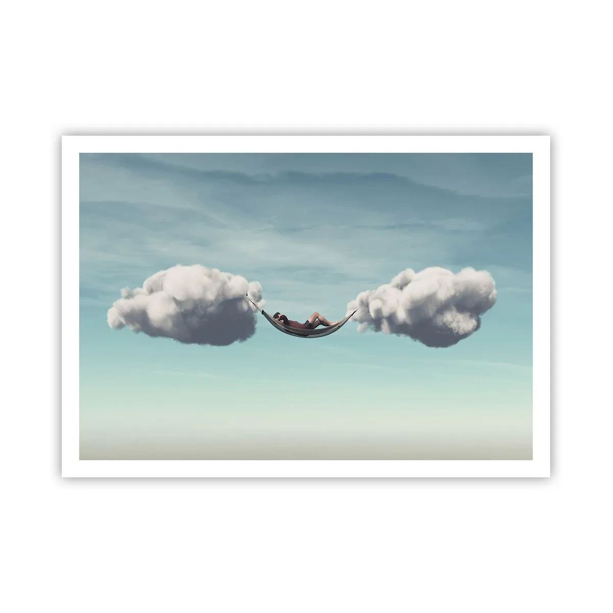 Plakat - Lykken i øjeblikket - 100x70 cm