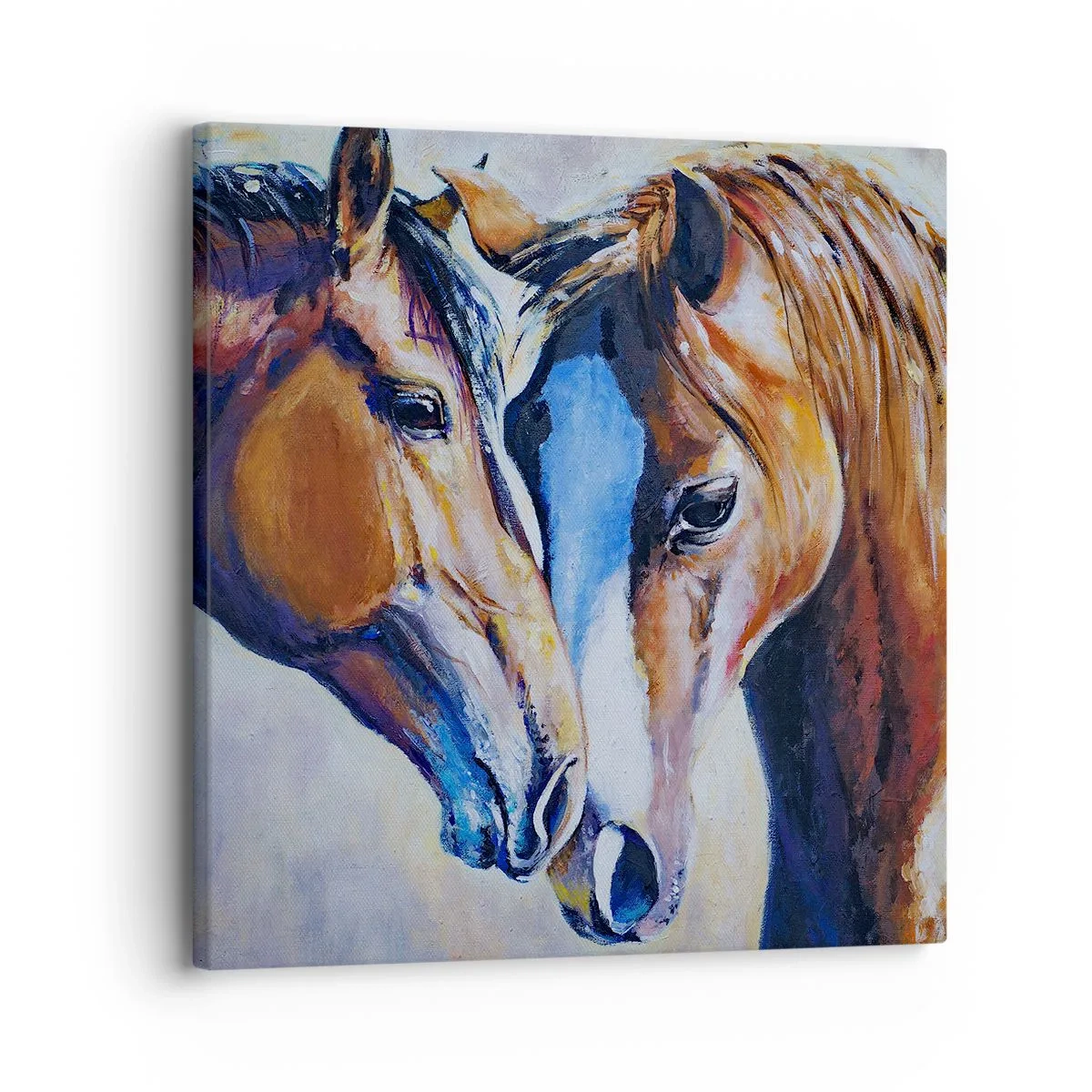 Lærredstryk - Billede på lærred - Er det venskab, er det kærlighed? - 30x30 cm