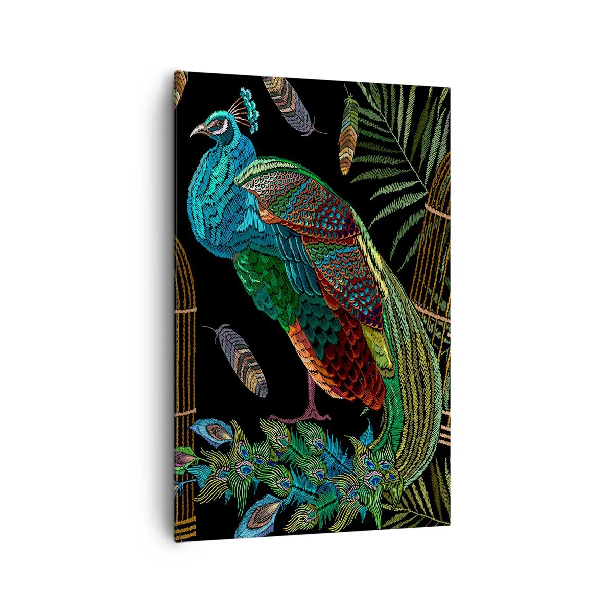 Lærredstryk - Billede på lærred - I kongelige gevandter - 80x120 cm