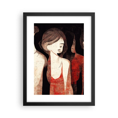 Plakat i sort ramme - Mørkets madonnaer - 30x40 cm
