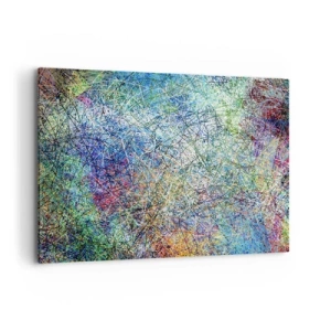 Lærredstryk - Billede på lærred - Så enkelt er det ikke - 100x70 cm