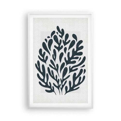Plakat i hvid ramme - Naturens former - 61x91 cm