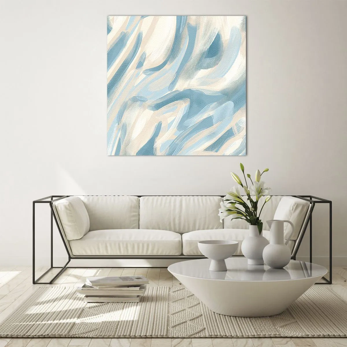 Billede på glas - Forårsbriser - 60x60 cm