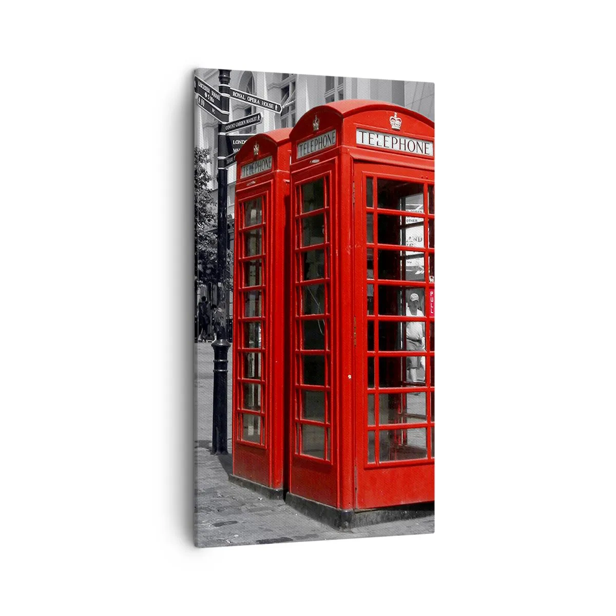 Lærredstryk - Billede på lærred - , - 45x80 cm