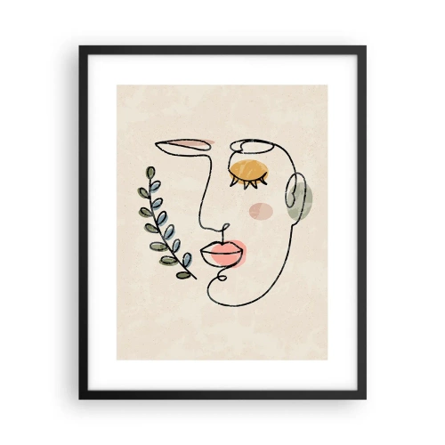 Plakat i sort ramme - Ro fundet - 40x50 cm