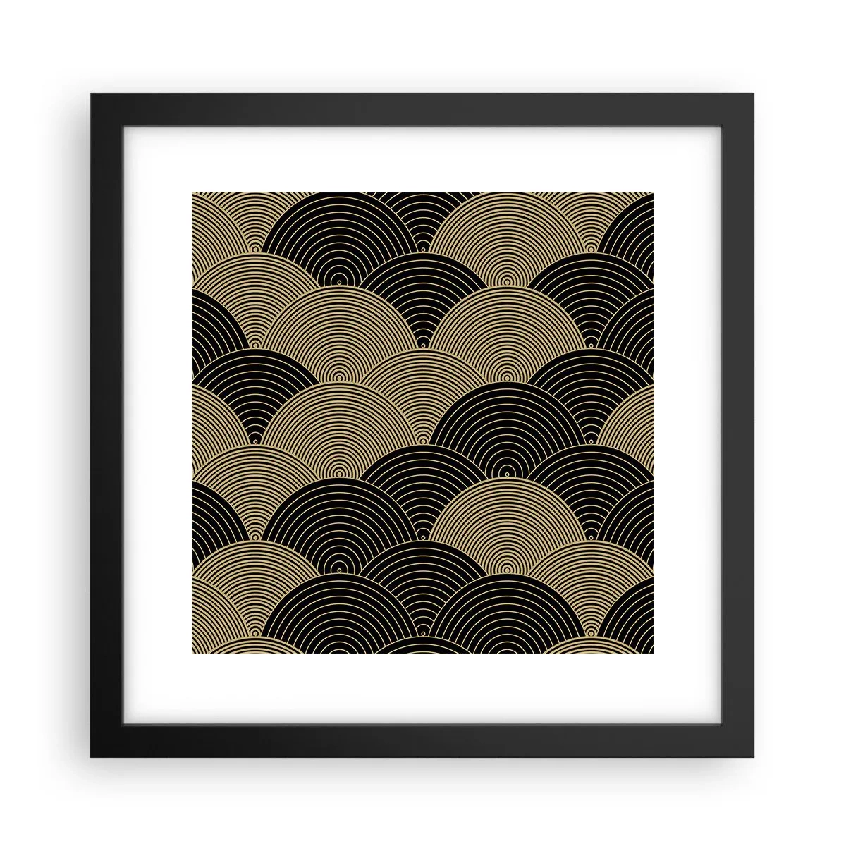 Plakat i sort ramme - Enhed i mangfoldighed - 30x30 cm