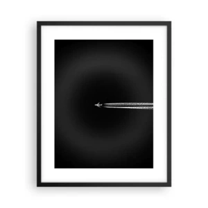 Plakat i sort ramme - Ind i en anden dimension - 40x50 cm