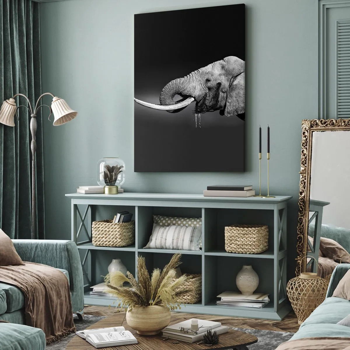 Lærredstryk - Billede på lærred - Ja, det er godt nu - 50x70 cm