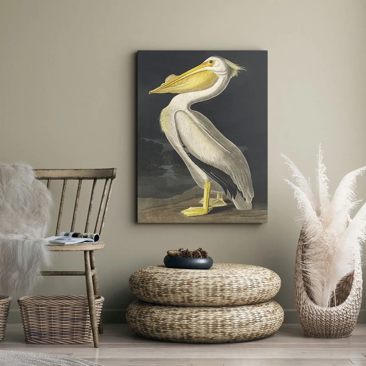 Lærredstryk - Billede på lærred - Fuld af stolthed - 70x100 cm