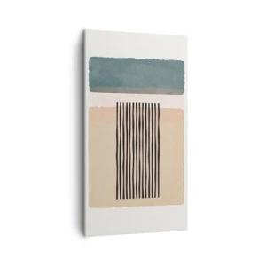 Lærredstryk - Billede på lærred - Alt er i god stand - 45x80 cm