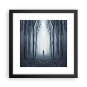 Plakat i sort ramme - Og alt sammen ganske enkelt - 30x30 cm