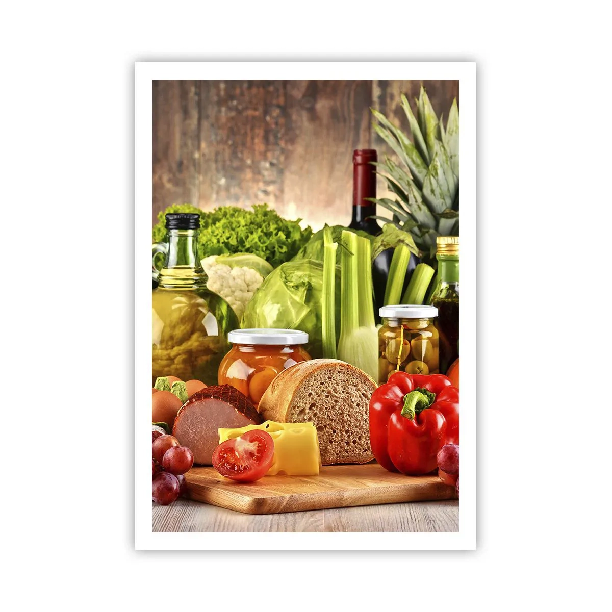 Plakat - Røget, ristet, marineret - 70x100 cm