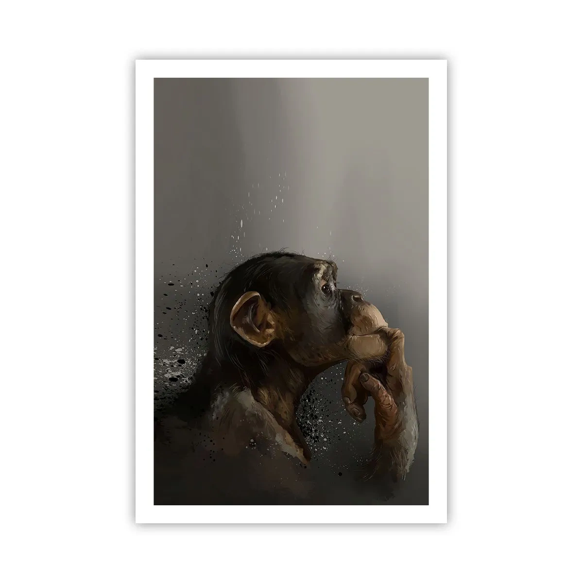 Plakat - Helt sikkert en tænker - 61x91 cm