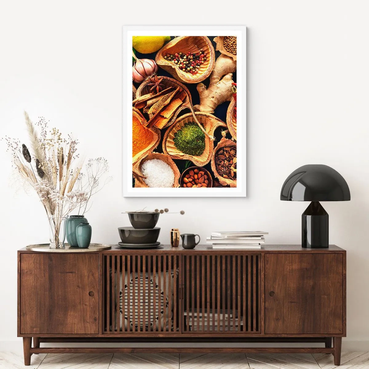 Plakat i hvid ramme - Tag, hvad du vil have - 50x70 cm