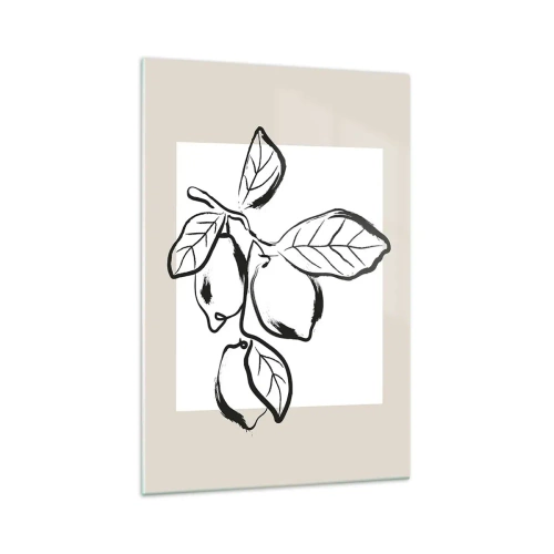 Billede på glas - Hvor citronen modner... - 70x100 cm