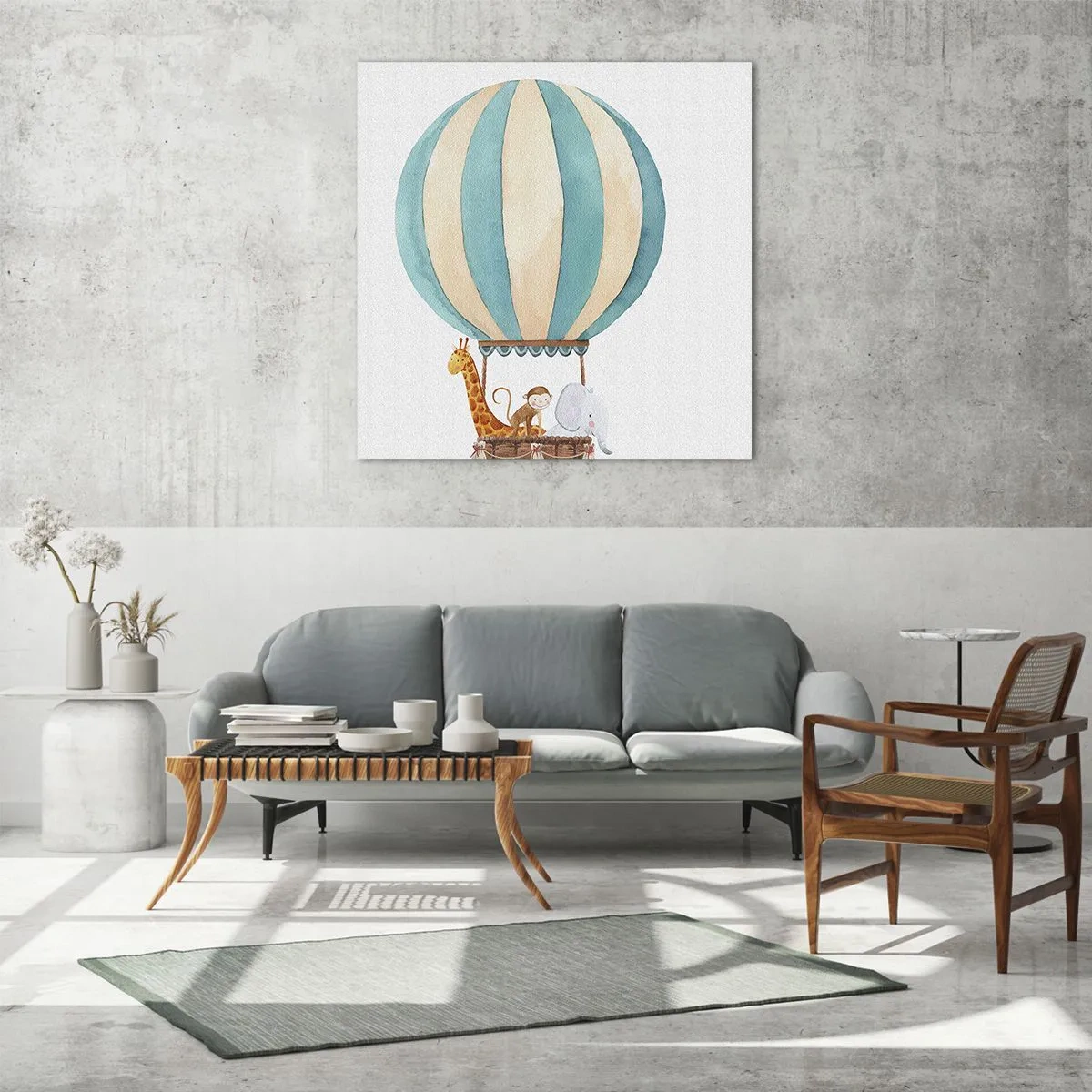 Billede på glas - Fantastisk tur - 40x40 cm