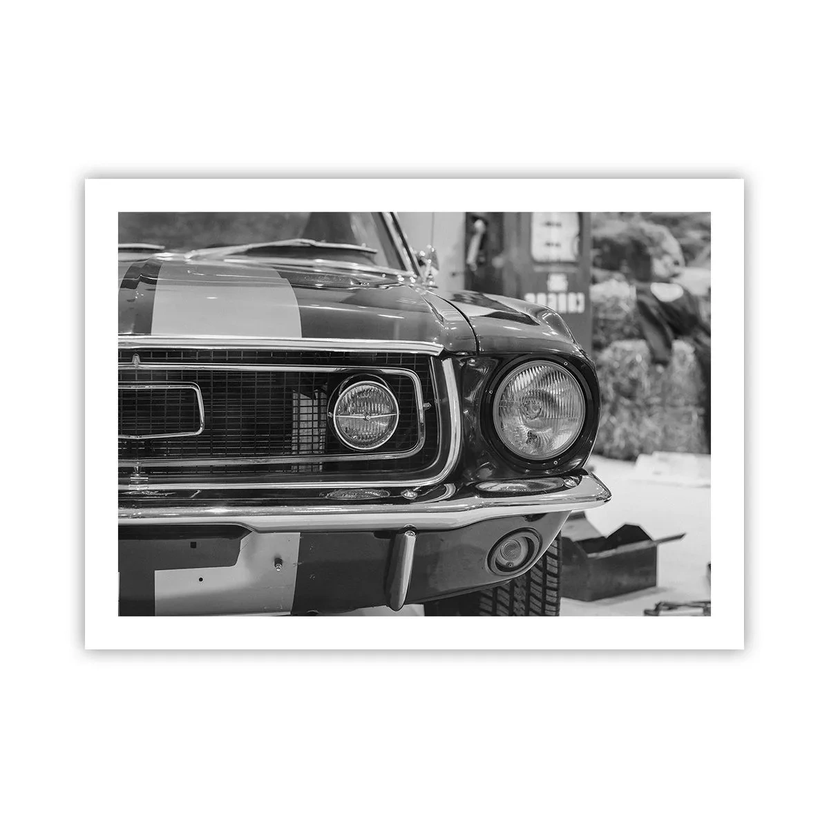 Plakat - Hård kørsel - 70x50 cm