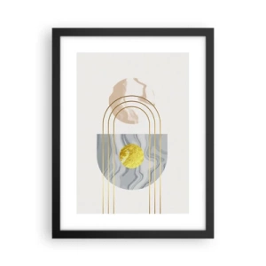 Plakat i sort ramme - Lysstyrke og udstråling - 30x40 cm