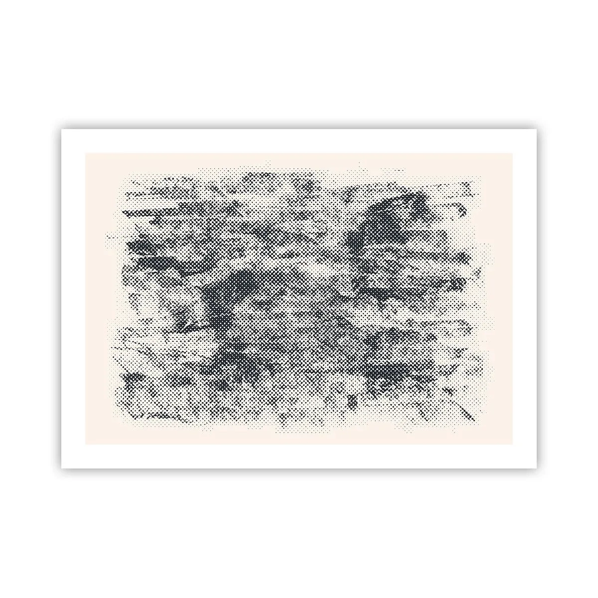 Plakat - Tågeagtig sammensætning - 70x50 cm