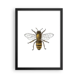 Plakat i sort ramme - Smuk og god - 30x40 cm