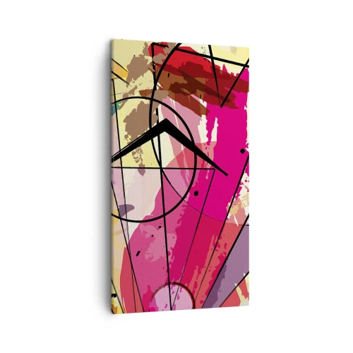 Lærredstryk - Billede på lærred - Eksplosion - 45x80 cm