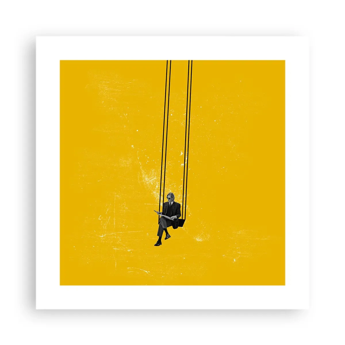 Plakat - En dag som alle andre - 40x40 cm