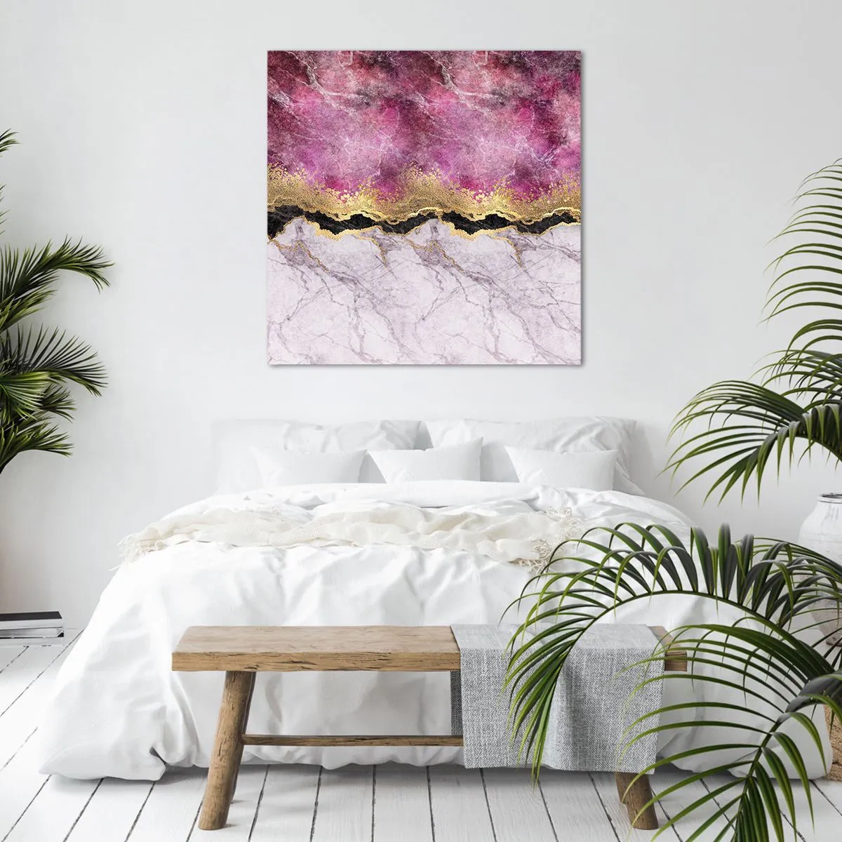 Lærredstryk - Billede på lærred - På grænsen - 70x70 cm