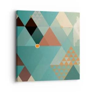 Lærredstryk - Billede på lærred - Enhed af mangfoldighed, mangfoldighed af enhed - 40x40 cm