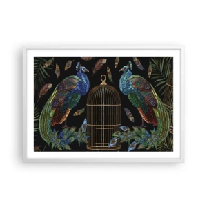 Plakat i hvid ramme - I kongelige gevandter - 70x50 cm