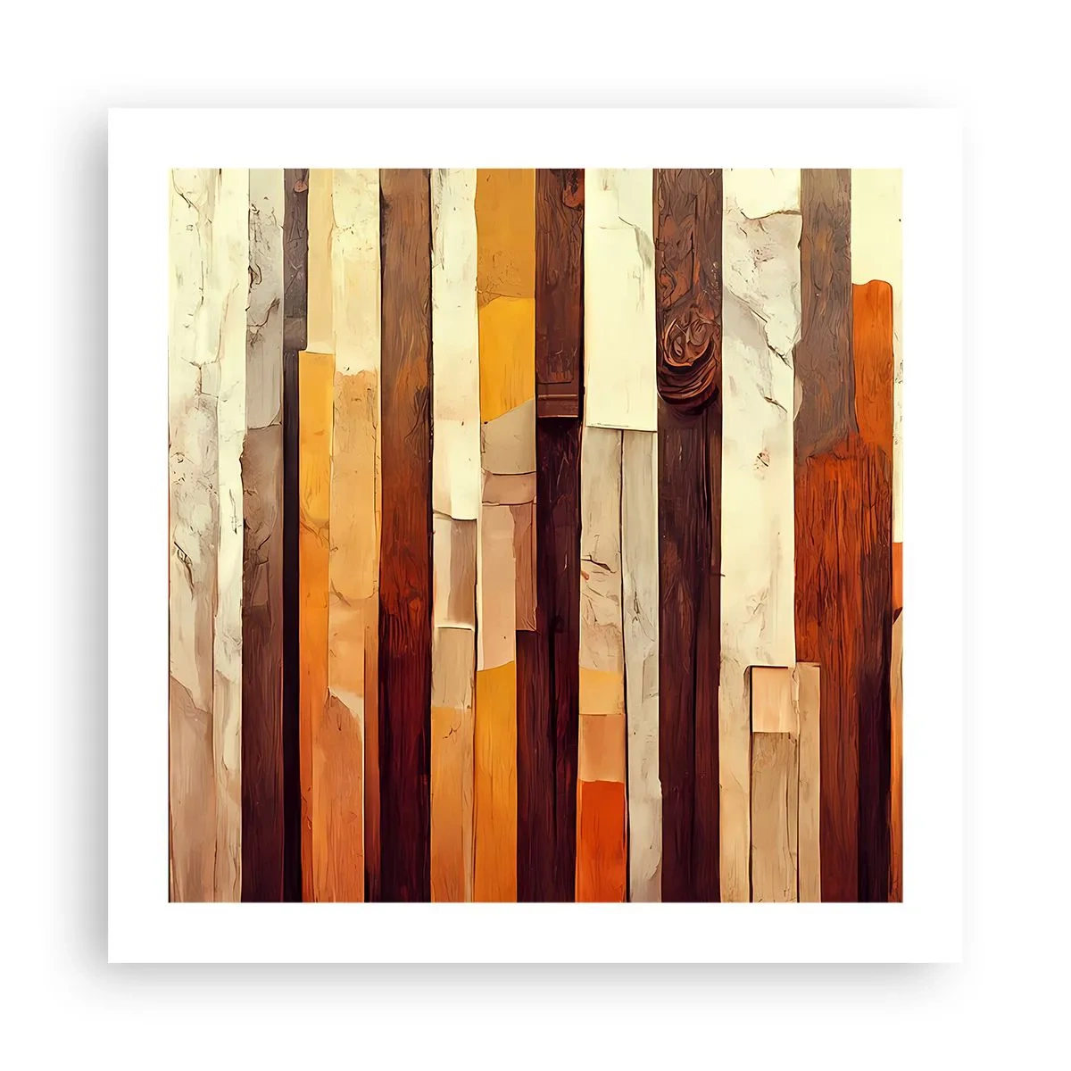 Plakat - Hymne af skovens træer - 50x50 cm