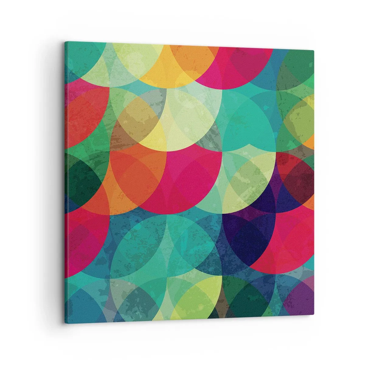 Lærredstryk - Billede på lærred - Ind i regnbuens opstigning - 50x50 cm