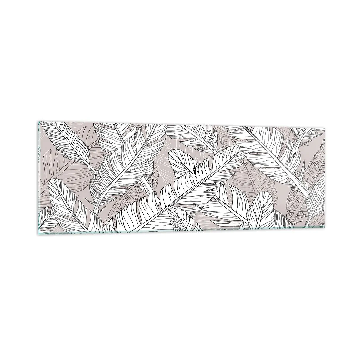 Billede på glas - Fjerlig uro - 90x30 cm