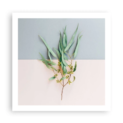 Plakat - Pastelfarvernes subtilitet - 60x60 cm