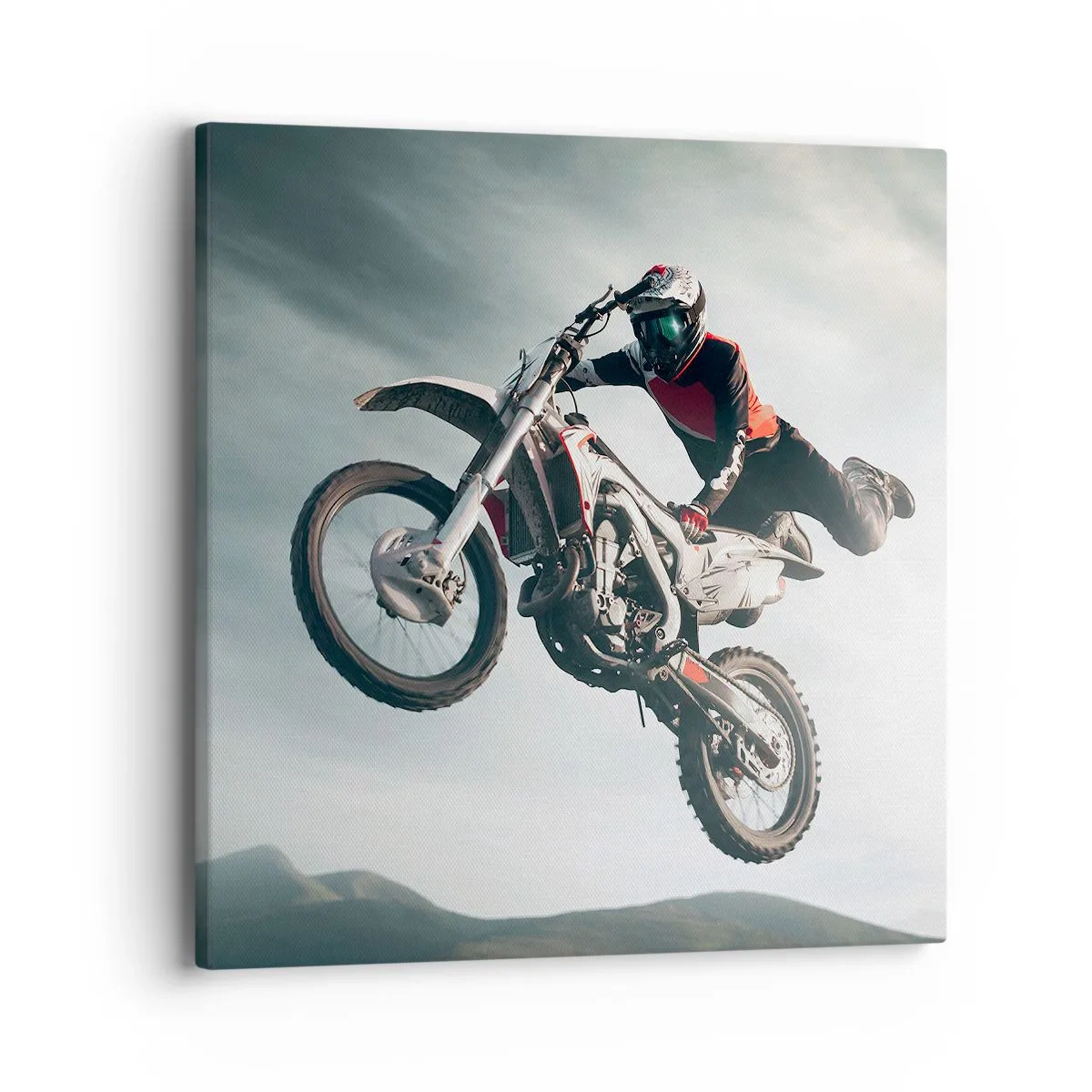 Lærredstryk - Billede på lærred - Ingen sjov uden risiko - 40x40 cm