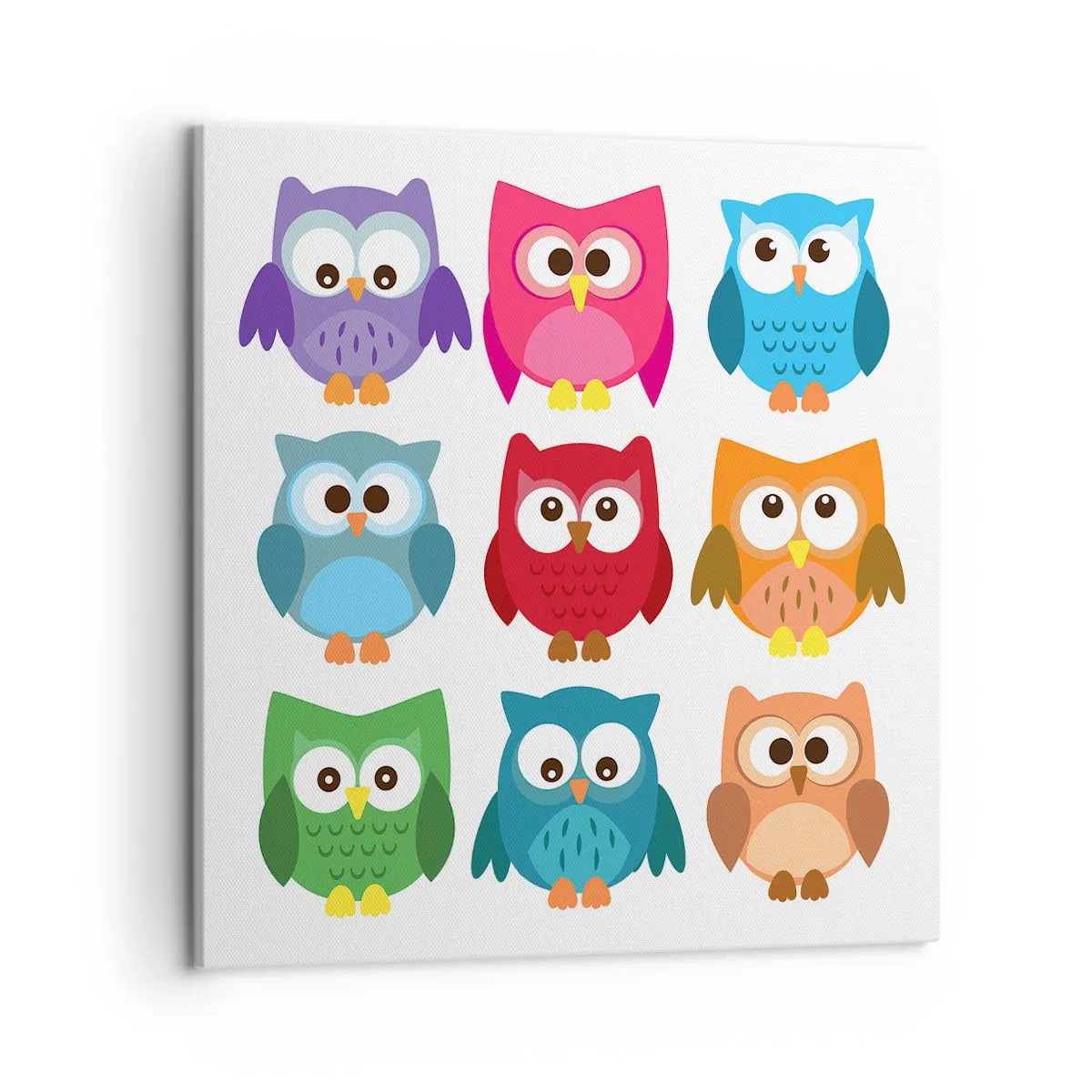 Lærredstryk - Billede på lærred - Forskelle kan være morsomme - 50x50 cm