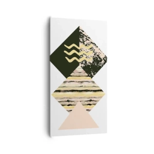 Lærredstryk - Billede på lærred - Ikke så simpelt - 65x120 cm