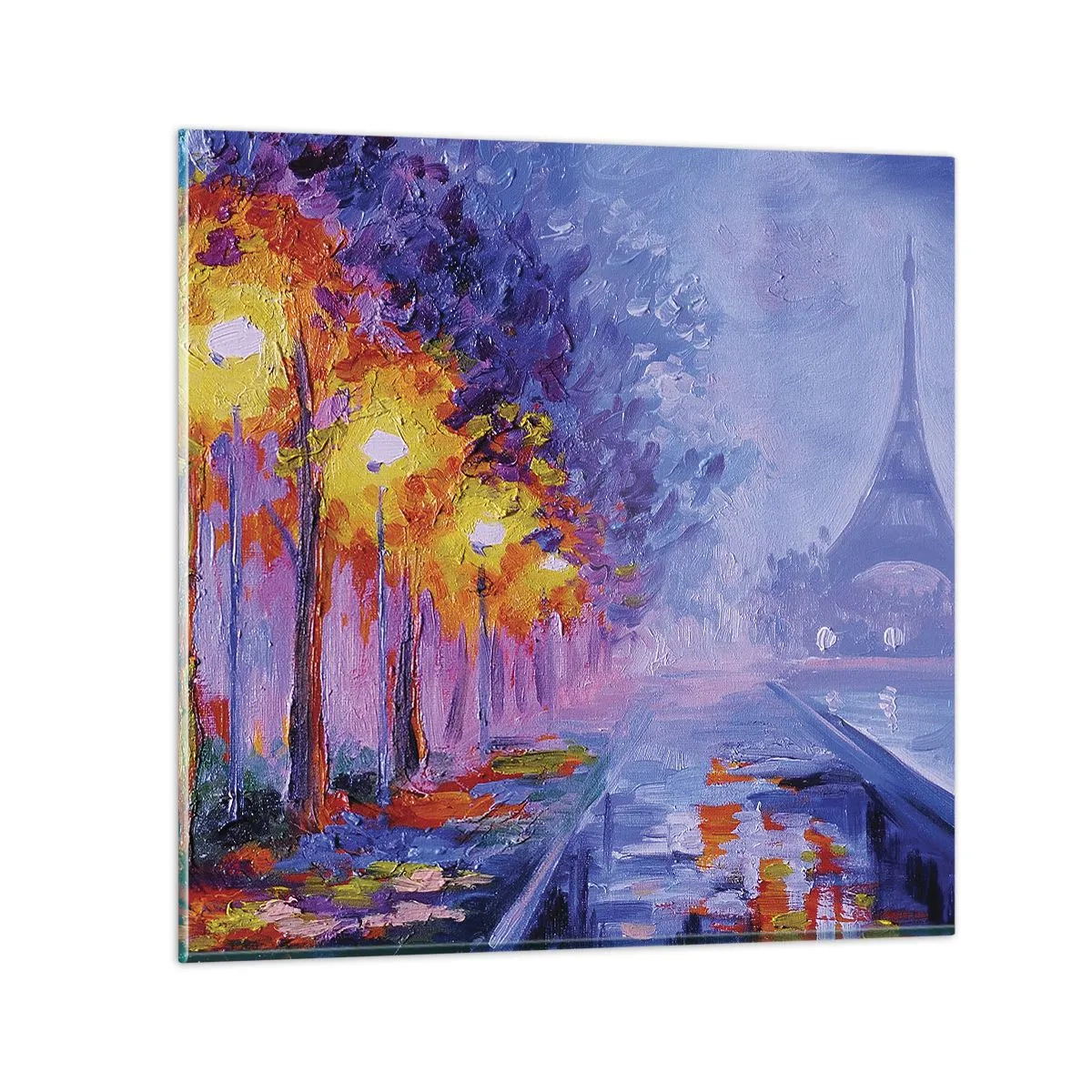 Billede på glas - En drømmevandring - 50x50 cm