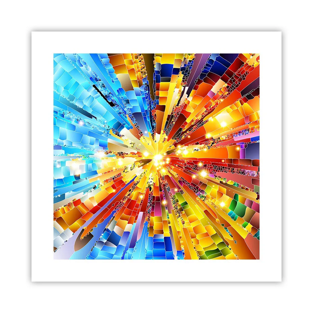 Plakat - In medias res - 40x40 cm