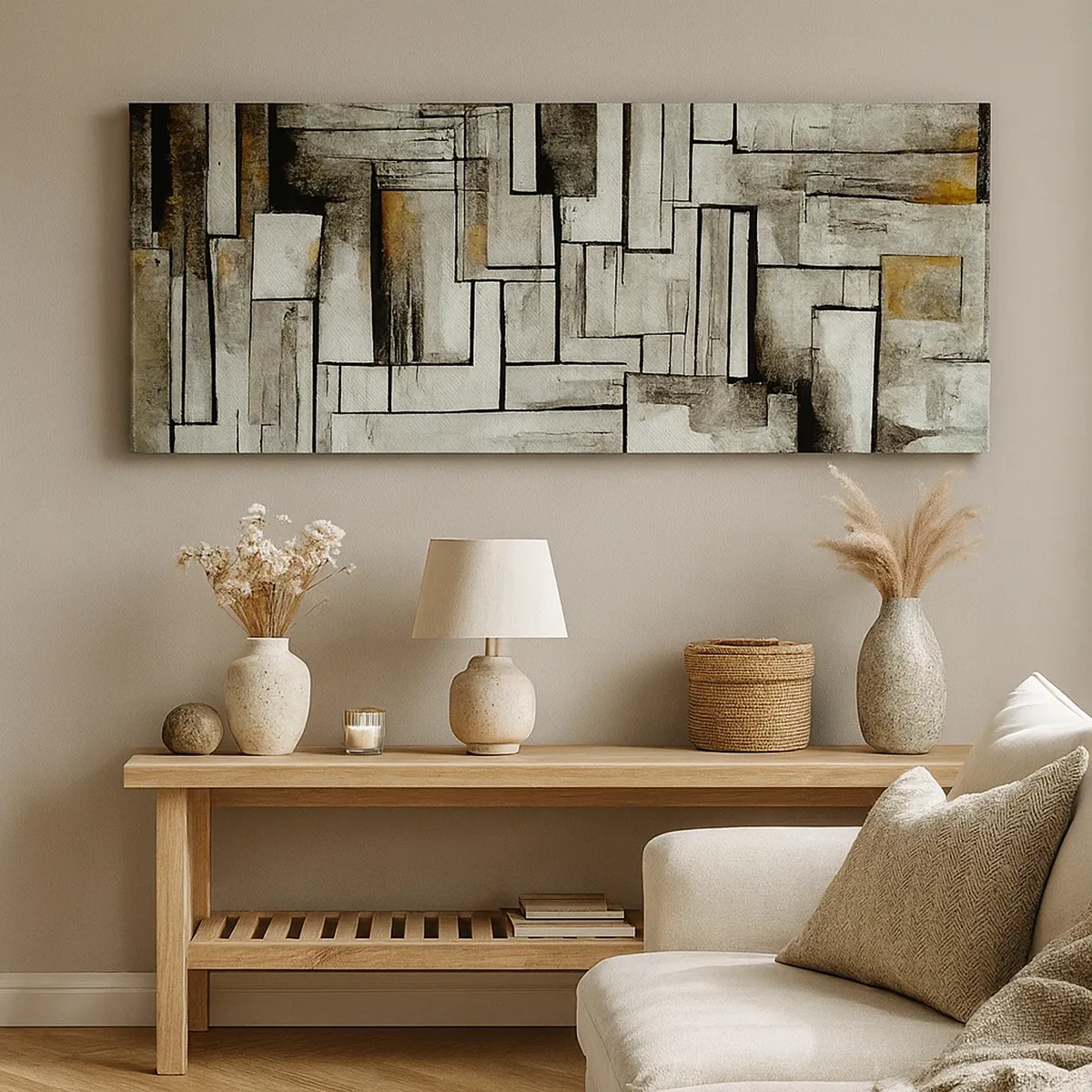 Lærredstryk - Billede på lærred - Enkelthedens kraft - 30x30 cm