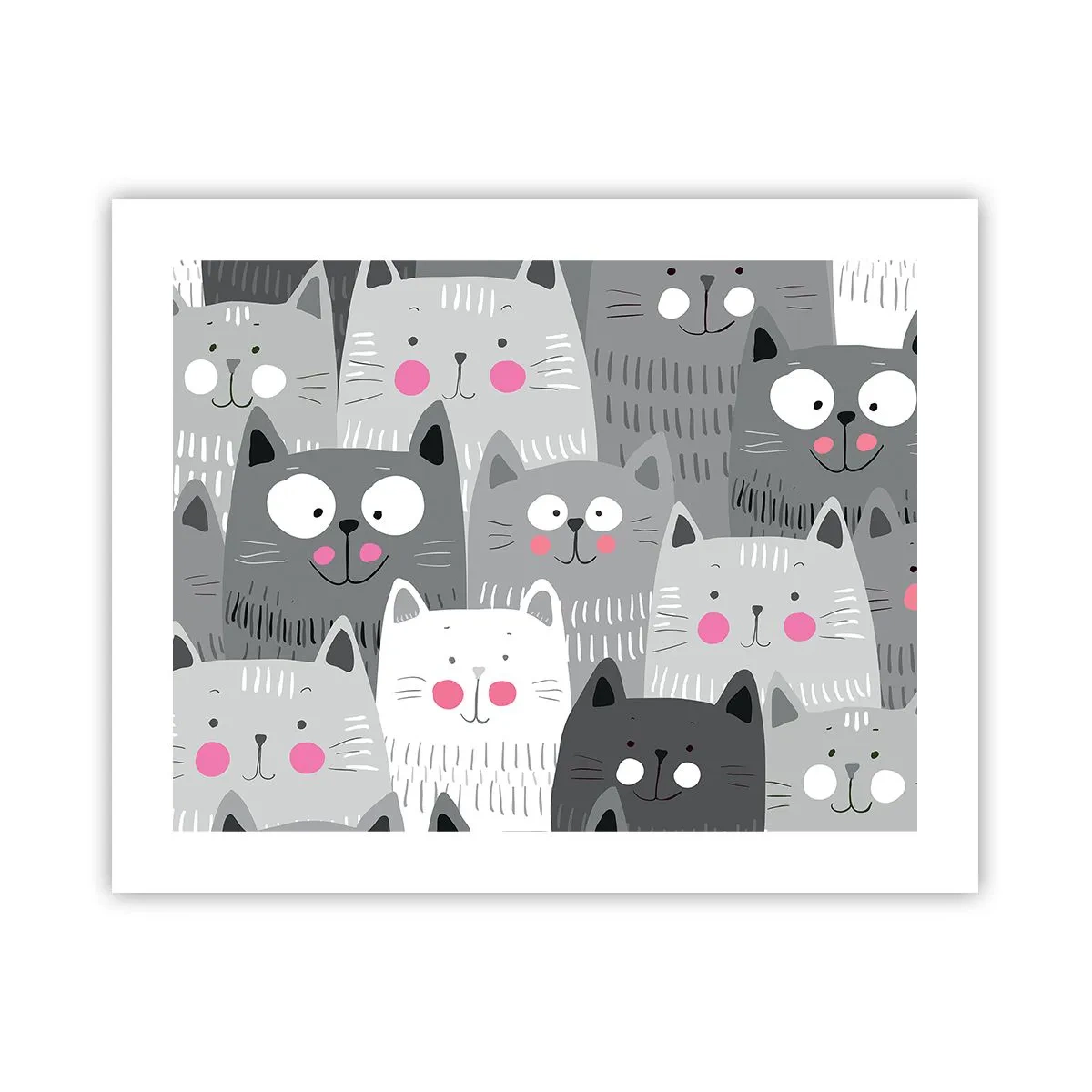 Plakat - Kattens verden - 50x40 cm