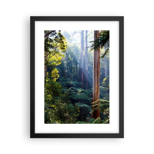 Plakat i sort ramme - En fortælling om skoven - 30x40 cm