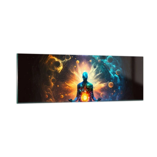 Billede på glas - Kosmisk ro - 90x30 cm