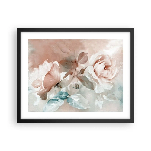 Plakat i sort ramme - Den romantiske ånd - 50x40 cm