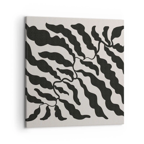 Lærredstryk - Billede på lærred - En firkants natur - 50x50 cm