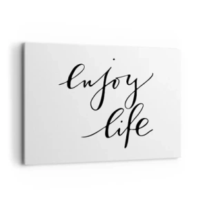 Lærredstryk - Billede på lærred - Intet at tilføje… - 100x70 cm