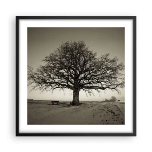 Plakat i sort ramme - Herfra og til evigheden - 50x50 cm