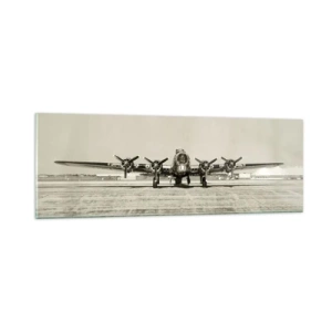 Billede på glas - Som altid klar - 90x30 cm