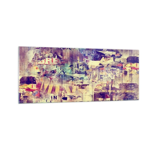 Billede på glas - Og det er alt, hvad der vil være tilbage - 100x40 cm
